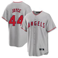 tocy LA.Angels #44 Ben Joyce Player Gray Home Game Stitched Jerseys