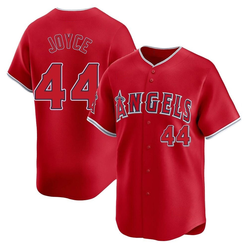 tocy LA.Angels #44 Ben Joyce Player Red Home Limited Stitched Jerseys