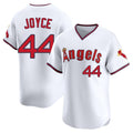 tocy LA.Angels #44 Ben Joyce Player White T-shirt Home Limited Stitched Jerseys