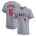tocy LA.Angels #6 Anthony Rendon Player Gray Home Limited Elite Stitched Jerseys