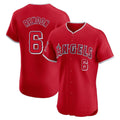 tocy LA.Angels #6 Anthony Rendon Player Red Home Limited Elite Stitched Jerseys