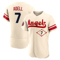 tocy LA.Angels #7 Jo Adell Player Cream City Connect Limited ELite Home Stitched Jerseys