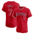 tocy LA.Angels #7 Jo Adell Player Red Home Limited Elite Stitched Jerseys