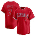 tocy LA.Angels #7 Jo Adell Player Red Home Limited Stitched Jerseys