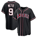 tocy LA.Angels #9 Zach Neto Player Black Fashion Out Home Game Stitched Jerseys