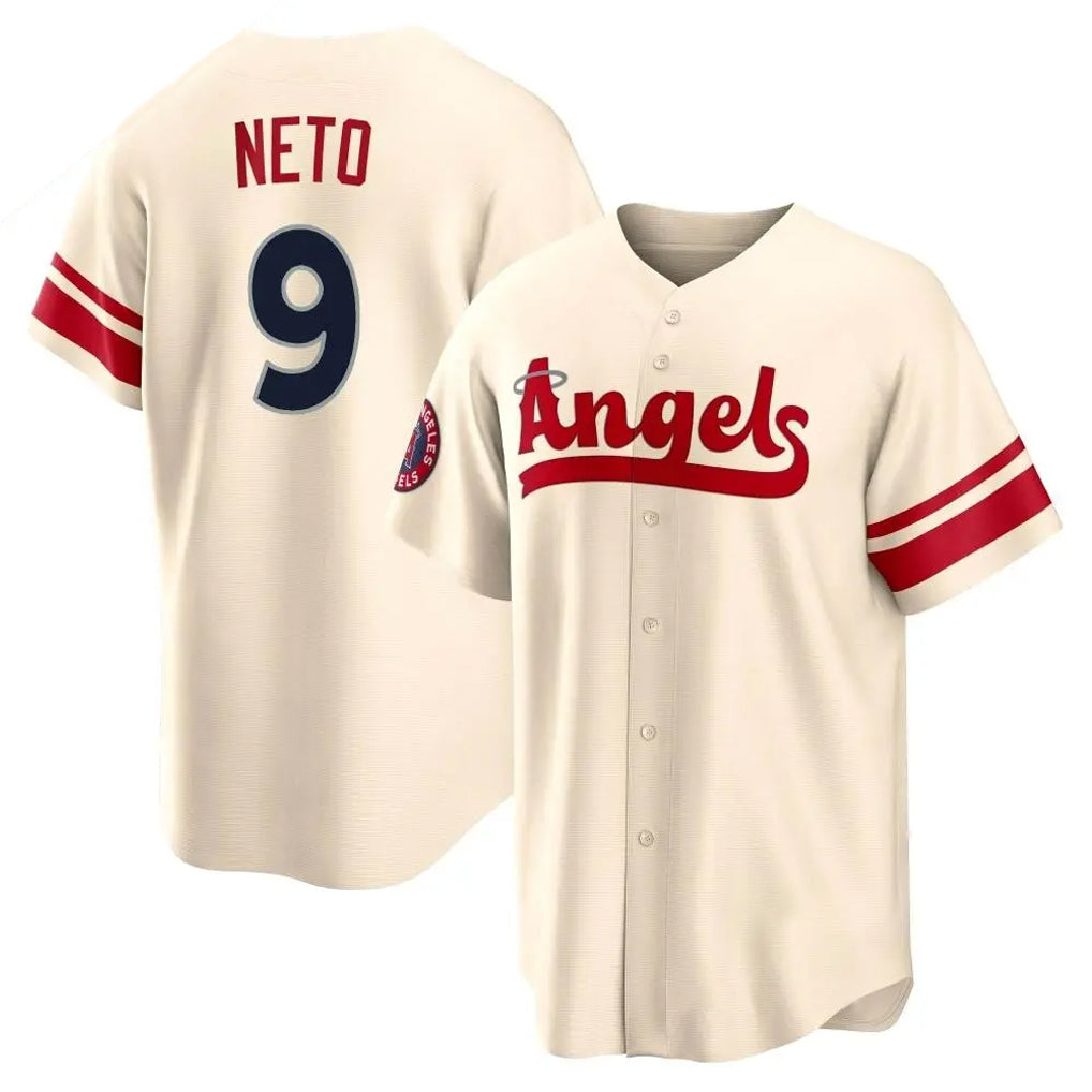 tocy LA.Angels #9 Zach Neto Player Cream City Connect Home Stitched Jerseys