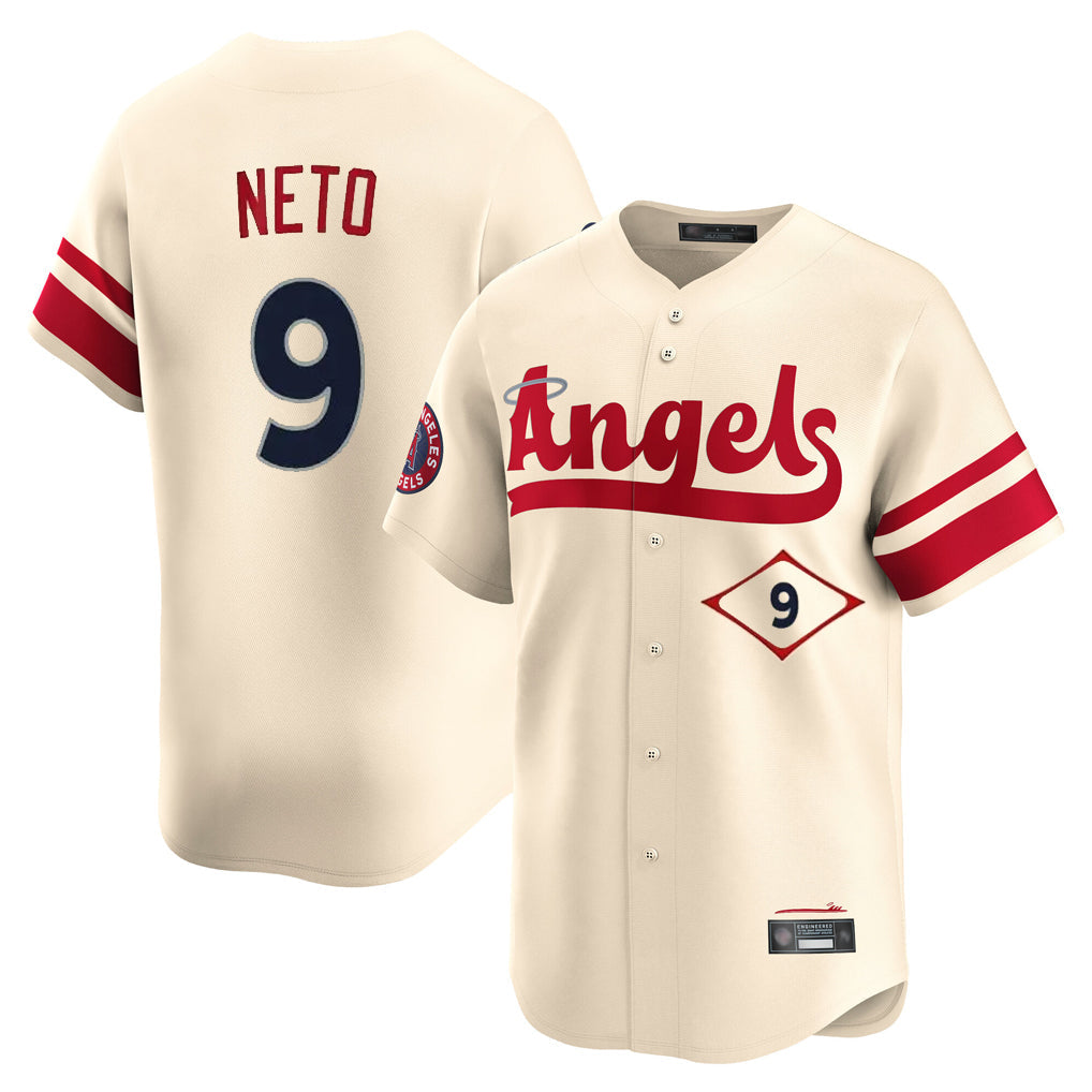 tocy LA.Angels #9 Zach Neto Player Cream City Connect Limited Home Stitched Jerseys