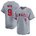 tocy LA.Angels #9 Zach Neto Player Gray Home Limited Stitched Jerseys