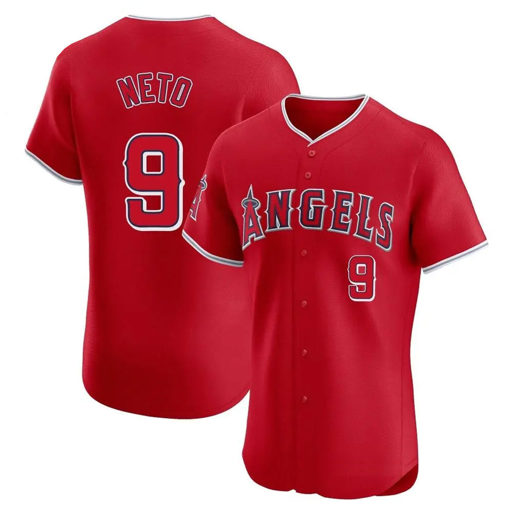 tocy LA.Angels #9 Zach Neto Player Red Home Limited Elite Stitched Jerseys