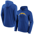 Tocy LA.Chargers Royal LOGO Pullover Hoodies Home Game Blank Player Stitched Jerseys