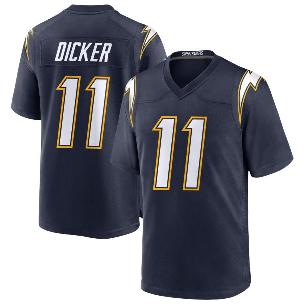 Tocy LA.Chargers #11 Cameron Dicker Player Navy Alternate Home Game Stitched Jerseys