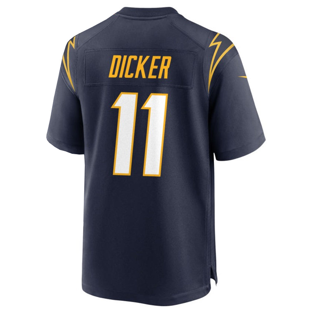 Johmsee LA.Chargers #11 Cameron Dicker Player Navy Home Game Stitched Jerseys