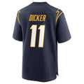 Johmsee LA.Chargers #11 Cameron Dicker Player Navy Home Game Stitched Jerseys