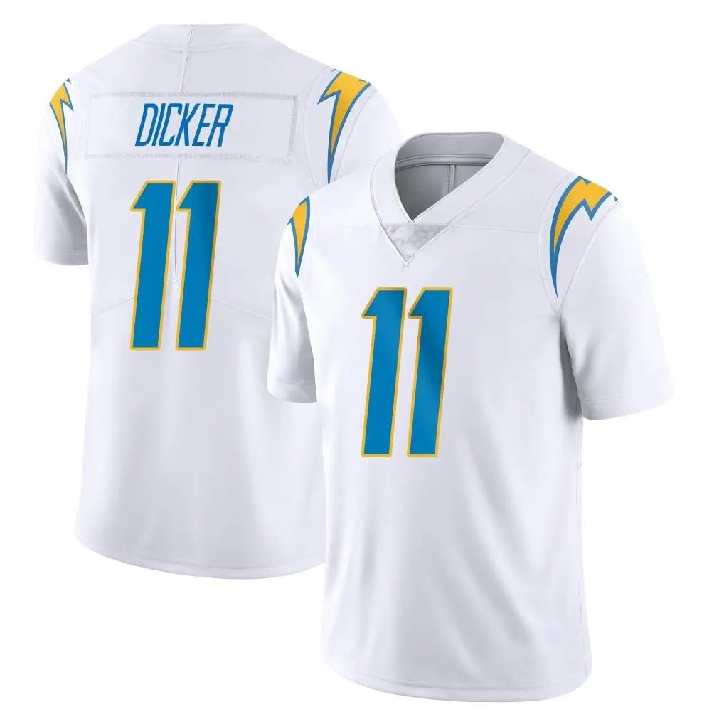 Johmsee LA.Chargers #11 Cameron Dicker Player White Limited Vapor Untouchable Home Game Stitched Jerseys