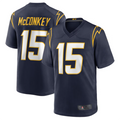 Johmsee LA.Chargers #15 Ladd McConkey Navy Game Jersey Stitched Jerseys