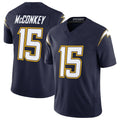 Johmsee LA.Chargers #15 Ladd McConkey Player Navy Vapor F.U.S.E. Limited Home Game Stitched Jerseys