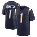 Johmsee LA.Chargers #1 Quentin Johnston Player Navy Alternate Home Game Stitched Jerseys
