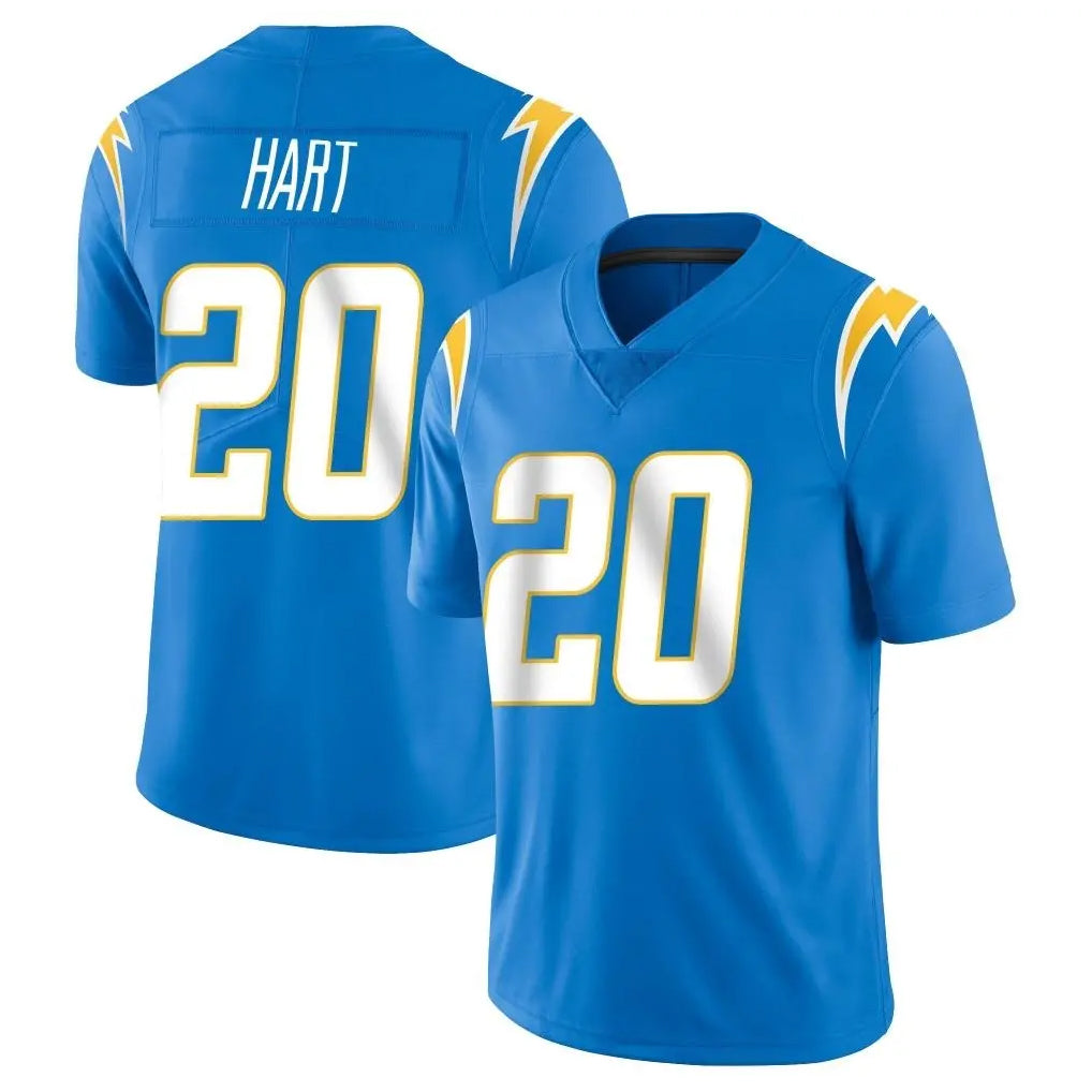 Johmsee LA.Chargers #20 Cam Hart Player Blue Limited Vapor Untouchable Home Game Stitched Jerseys