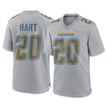 Johmsee LA.Chargers #20 Cam Hart Player Gray Atmosphere Fashion Home Game Stitched Jerseys