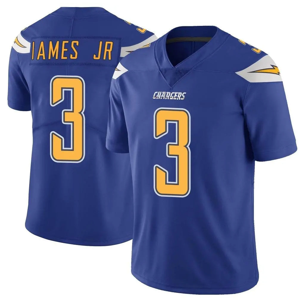 Tocy LA.Chargers #3 Derwin James Jr. Player Royal Limited Color Rush Vapor Untouchable Home Game Stitched Jerseys