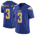 Tocy LA.Chargers #3 Derwin James Jr. Player Royal Limited Color Rush Vapor Untouchable Home Game Stitched Jerseys