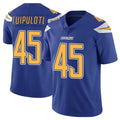 Tocy LA.Chargers #45 Tuli Tuipulotu Player Royal Limited Color Rush Vapor Untouchable Home Game Stitched Jerseys
