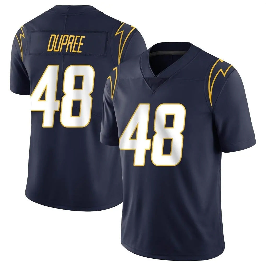Johmsee LA.Chargers #48 Bud Dupree Player Navy Limited Vapor Untouchable Home Game Stitched Jerseys