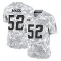 Johmsee LA.Chargers #52 Khalil Mack Player Arctic Camo Salute To Service Limited Game Stitched Jerseys