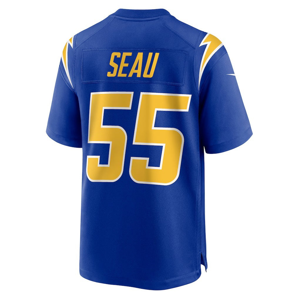 Johmsee LA.Chargers #55 Junior Seau Royal Retired Player Alternate Game Stitched Jerseys