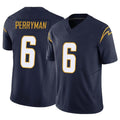 Johmsee LA.Chargers #6 Denzel Perryman Player Navy Limited Vapor F.U.S.E. Home Game Stitched Jerseys
