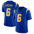 Johmsee LA.Chargers #6 Denzel Perryman Player Royal Limited Vapor Home Game Stitched Jerseys