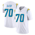 Johmsee LA.Chargers #70 Rashawn Slater Player White Limited Vapor Untouchable Home Game Stitched Jerseys