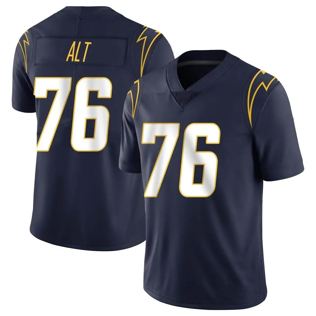 Johmsee LA.Chargers #76 Joe Alt Player Navy Limited Vapor Untouchable Home Game Stitched Jerseys