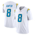 Tocy LA.Chargers #8 Omarion Hampton Player White Limited Vapor Untouchable Home Game Stitched Jerseys