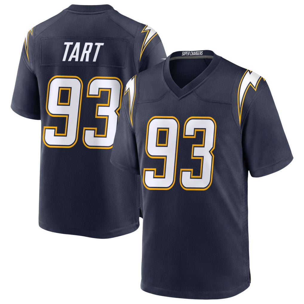 Johmsee LA.Chargers #93 Teair Tart Player Navy Alternate Home Game Stitched Jerseys