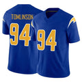 Tocy LA.Chargers #94 Dalvin Tomlinson Player Royal Limited Vapor F.U.S.E. Home Game Stitched Jerseys
