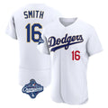 tocy LA.Dodgers #16 Will Smith Player Gold White World Series Meet 2026 Collection Stadium Limited Elite Stitched Jerseys