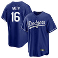 tocy LA.Dodgers #16 Will Smith Player Royal Game Stitched Jerseys