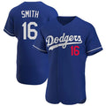 tocy LA.Dodgers #16 Will Smith Player Royal Limited Elite Home Stitched Jerseys