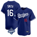 tocy LA.Dodgers #16 Will Smith Player Royal World Series Meet Limited Home Stitched Jerseys