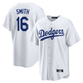 tocy LA.Dodgers #16 Will Smith Player White Game Home Stitched Jerseys
