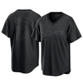 tocy LA.Dodgers #17 Shohei Ohtani Player Black Pitch Fashion T-shirt Stitched Jerseys