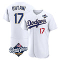 tocy LA.Dodgers #17 Shohei Ohtani Player Gold White World Series 2026 Collection Stadium Limited Elite Stitched Jerseys