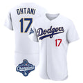 tocy LA.Dodgers #17 Shohei Ohtani Player Gold White World Series Meet 2026 Collection Stadium Limited Elite Stitched Jerseys