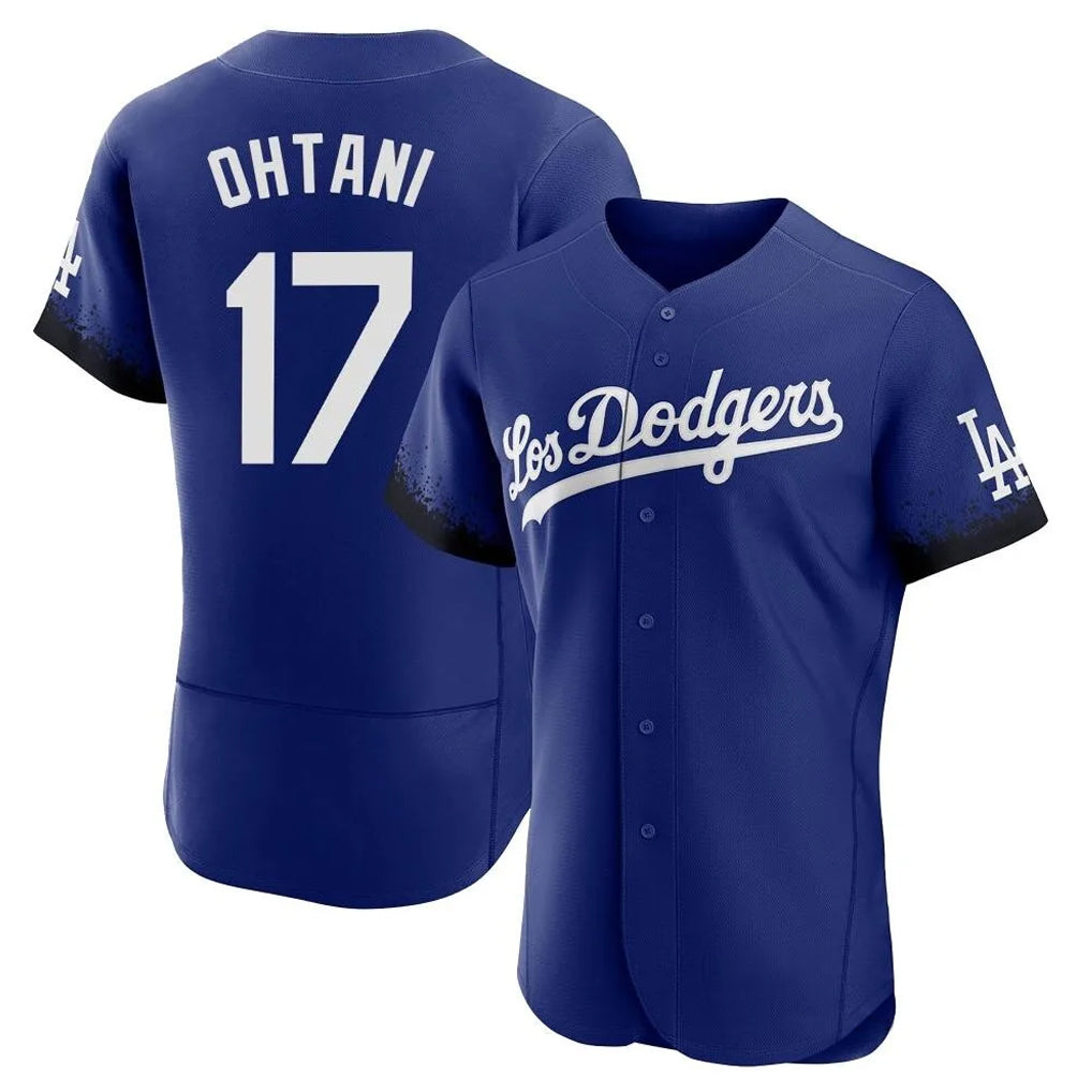 tocy LA.Dodgers #17 Shohei Ohtani Player Royal City Connect Elite Home Stitched Jerseys