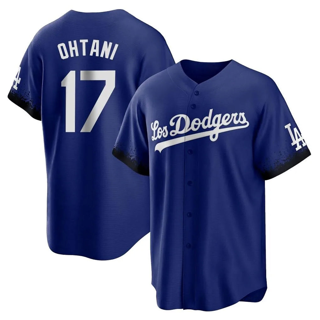 tocy LA.Dodgers #17 Shohei Ohtani Player Royal City Connect Home Game Stitched Jerseys