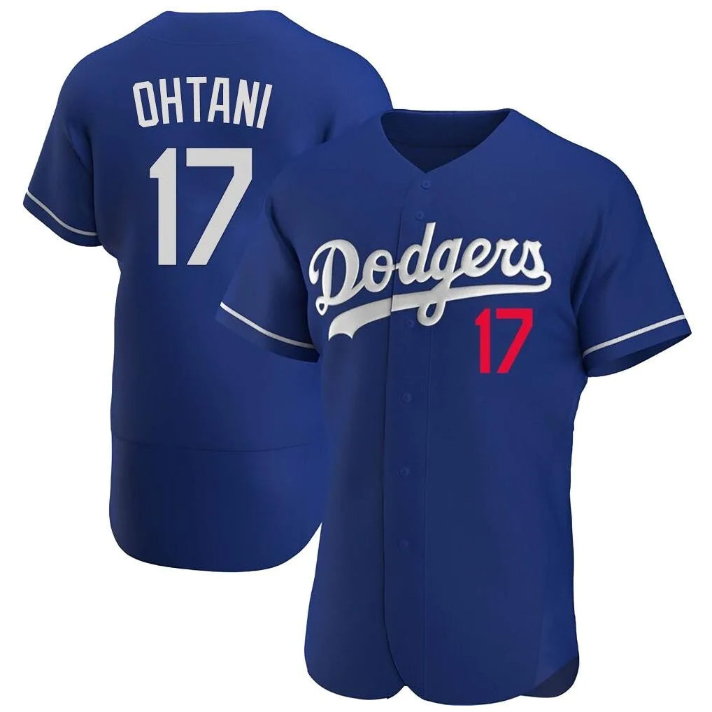tocy LA.Dodgers #17 Shohei Ohtani Player Royal Limited Elite Home Stitched Jerseys