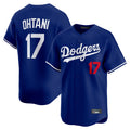 tocy LA.Dodgers #17 Shohei Ohtani Player Royal Limited Home Stitched Jerseys