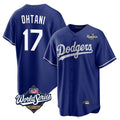 tocy LA.Dodgers #17 Shohei Ohtani Player Royal World Series Home Game Stitched Jerseys