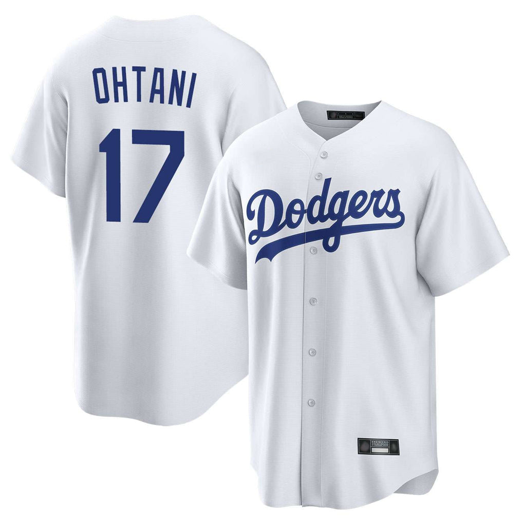 tocy LA.Dodgers #17 Shohei Ohtani Player White Game Home Stitched Jerseys